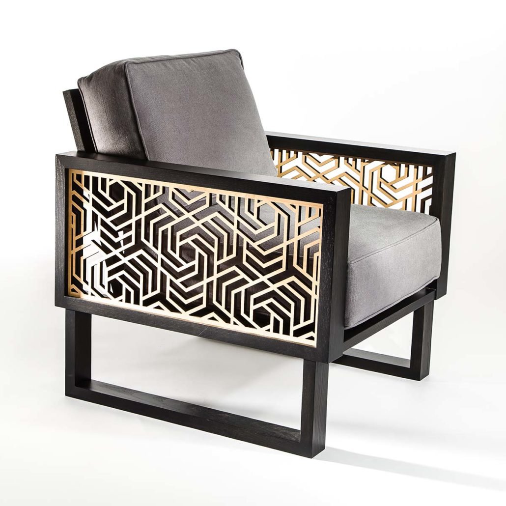 chair laser cut modern furniture twist chairs lounge twistmodern interchangeable