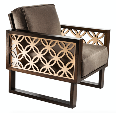 Interlaced Circle Lounge Chair - Twist Modern