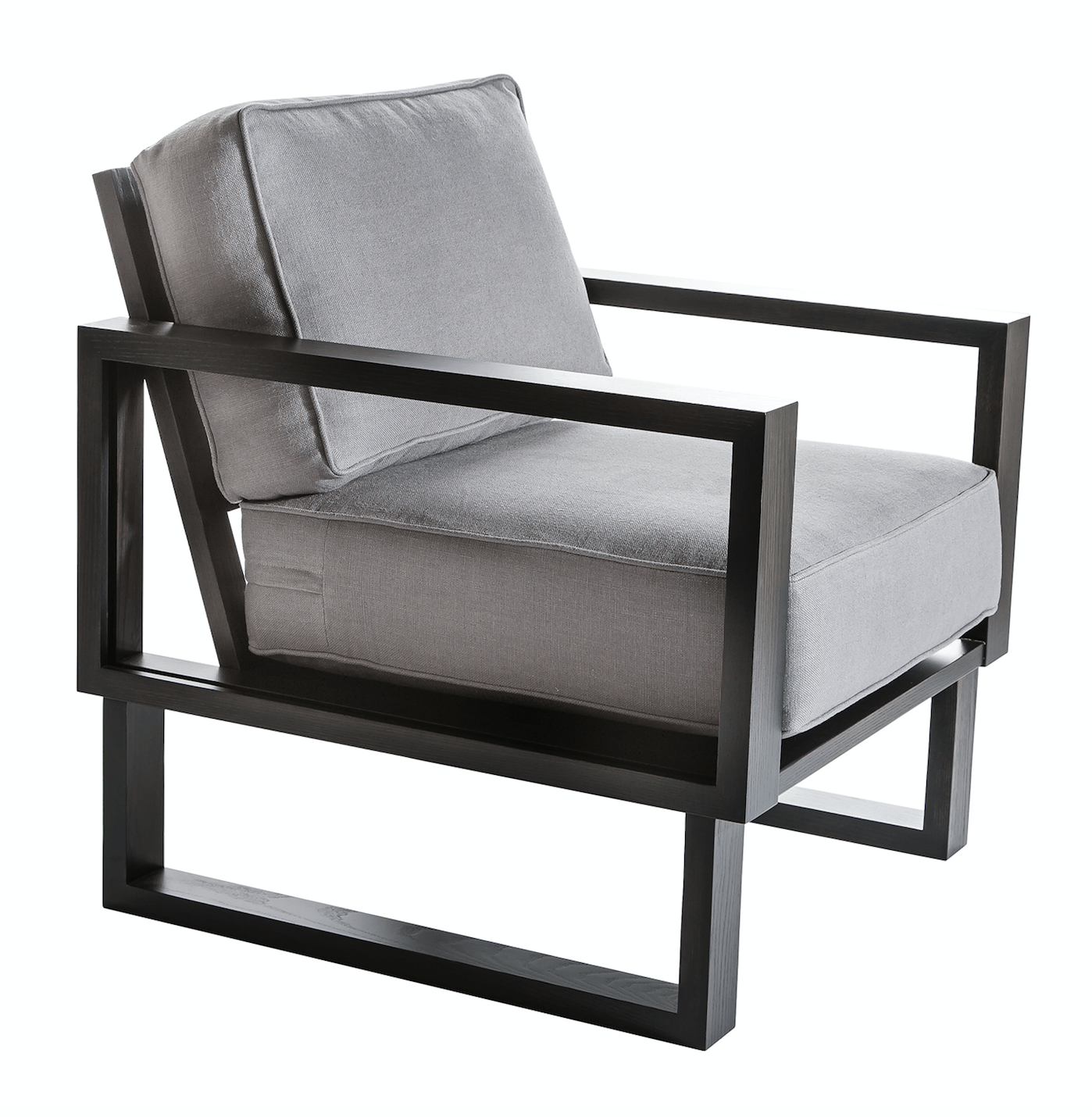 twist modern lounge chair gray